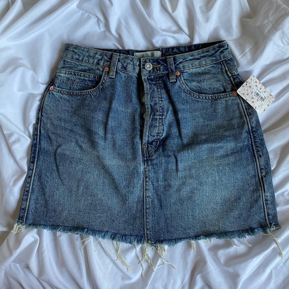 Free People Denim Skirt